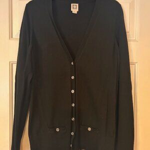 Anne Klein Black Cardigan, MD